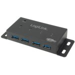 USB3.0 HUB 4Port LogiLink SuperSpeed montierbar aktiv mit...