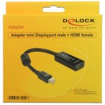Adapter mini DisplayPort > HDMI (ST-BU) DeLOCK Black