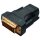 DVI-D 24+1 > HDMI (ST-BU) Adapter vergoldet Schwarz