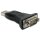 DeLock USB 2.0 > Seriell (ST-ST) 0,8m Adapterkabel Schwarz
