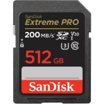 CARD 512GB SanDisk Extreme PRO SDXC 200MB/s