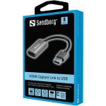 Sandberg 134-19 Adapter USB > HDMI (ST-BU) 4K Grey