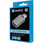 Sandberg 136-24 USB-C > USB 3.0 (ST-BU) Adapter Silver