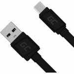 KAB USB A > USB-C (ST - ST) 0,25m Green Cell Black