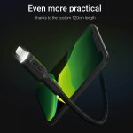 Green Cell USB 3.0 > Lightning (ST-ST) 1,2m Ladekabel LED Schwarz