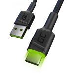 Green Cell USB-C > USB 3.0 (ST-ST) 2m Ladekabel LED...