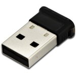 Bluetooth Stick USB2.0 V4.0 Class 2 Digitus Tiny Black
