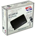 6cm SATA USB3 LC-Power Alu black