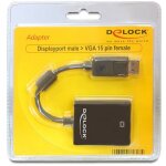 Adapter DisplayPort > VGA (ST-BU) DeLOCK Black