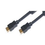 HDMI (ST-ST) 5m Anschlusskabel 4K Ferrit vergoldet Schwarz