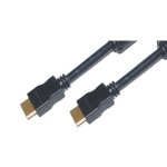 HDMI (ST-ST) 5m Verbindungskabel 4K Ferrit vergoldet Schwarz