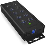 ICY BOX IB-HUB1703-QC3 USB 3.0 HUB 7-Port 7xUSB 3.0; 3xLadeanschluss QC3.0