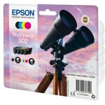 Epson Tinte 502 C13T02V64010 4er Multipack (BKMCY) bis zu...