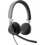 Logitech Headset Zone Wired MSFT Teams on Ear kanbelgebunden USB-C Gray