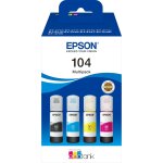 Epson Tinte 104 EcoTank C13T00P640 4er Multipack (BKMCY)...
