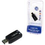LogiLink USB 2.0 Soundkarte mit Virtual 3D Soundeffekt