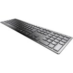 Cherry KW 9100 SLIM - Tastatur wireless silver QWERTZ DE