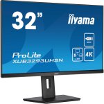 81,3cm/32 (3840x2160) Iiyama LCD Business XUB3293UHSN-B5 IPS 4ms HDMI DisplayPort USB-C UHD Black
